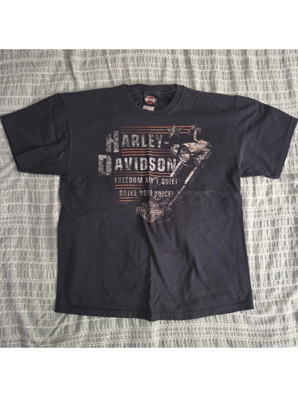 Harley-Davidson black Freedom graphic T-shirt